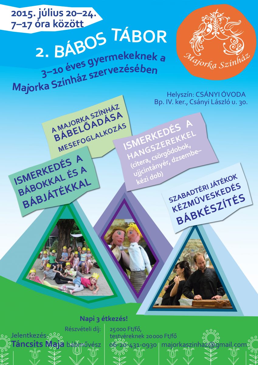 Majorka Színház- Bábos tábor